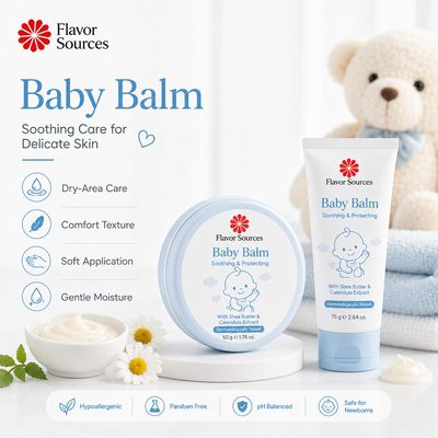 baby cream manufacturer OEM ODM production sample by Flavor Sources
