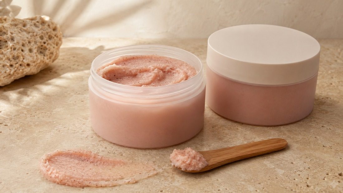 body scrub manufacturer OEM ODM production sample by Flavor Sources