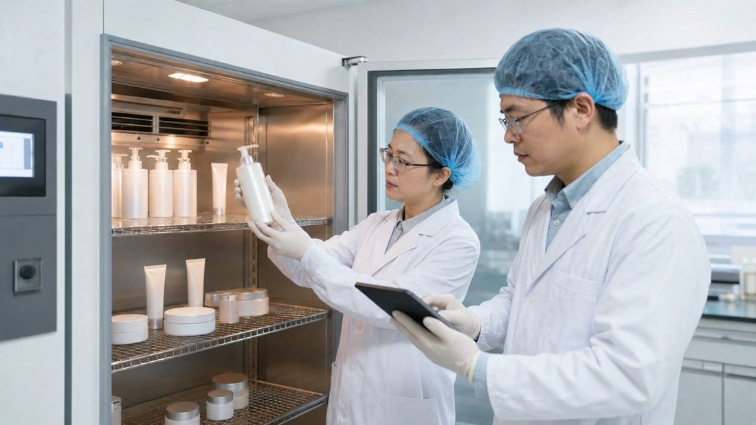 acne control serum manufacturer quality control laboratory testing